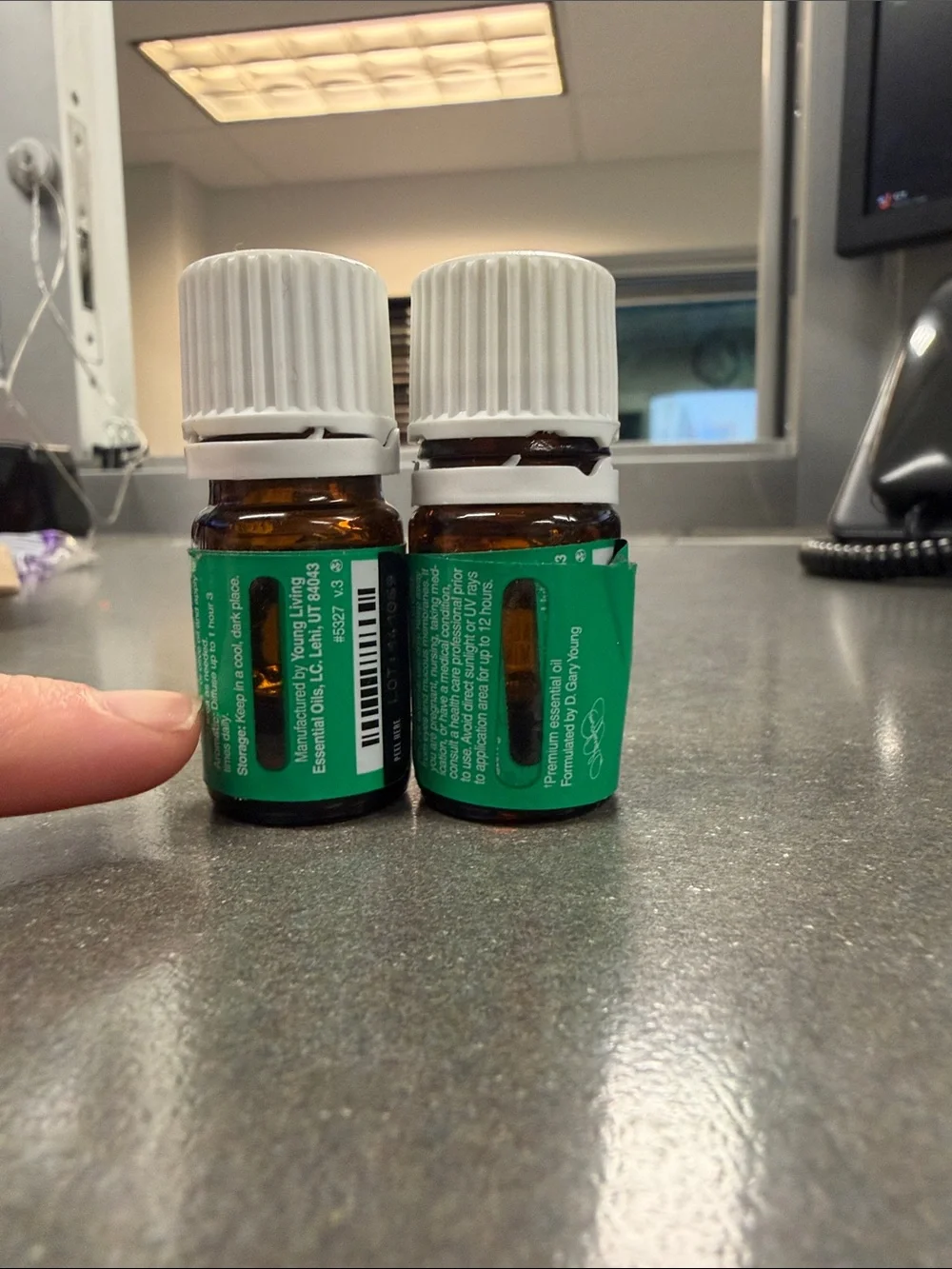 Young Living Peace & Calming II Essential Oil 5mL Lot of 2